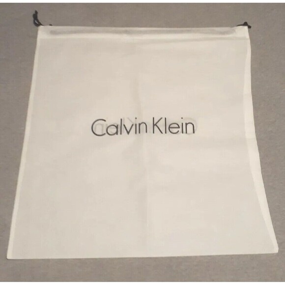 Calvin Klein Authentic Large Handbag Dust Protection Cover Bag 22 x 22.5 White - Picture 1 of 4